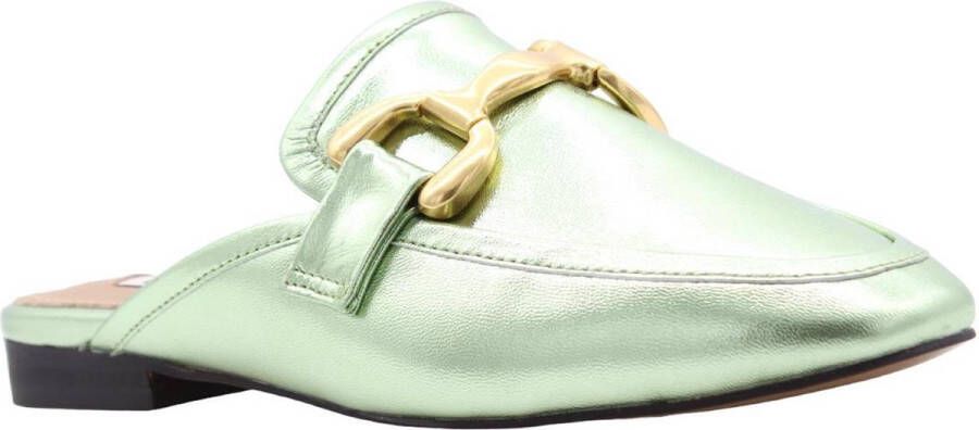 Bibi Lou Stijlvolle en Comfortabele Dames Platte Schoenen Green Dames