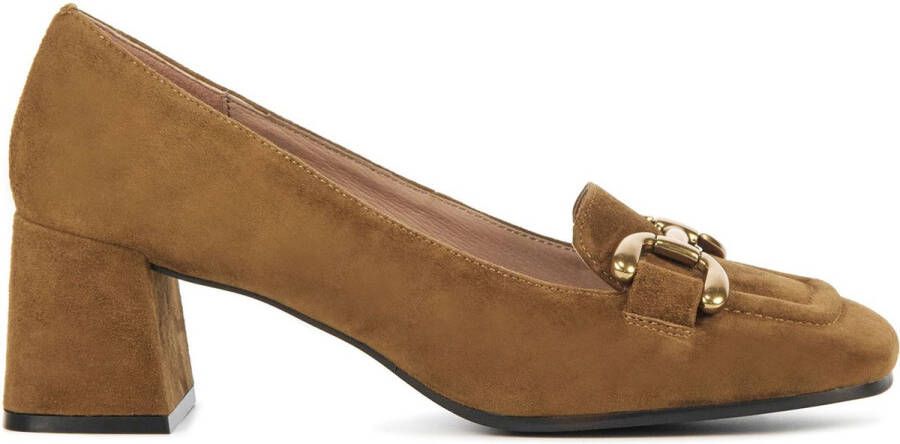 BiBi Lou Instappers Dames Instapschoenen Damesschoenen Suède 573Z30VK Cognac