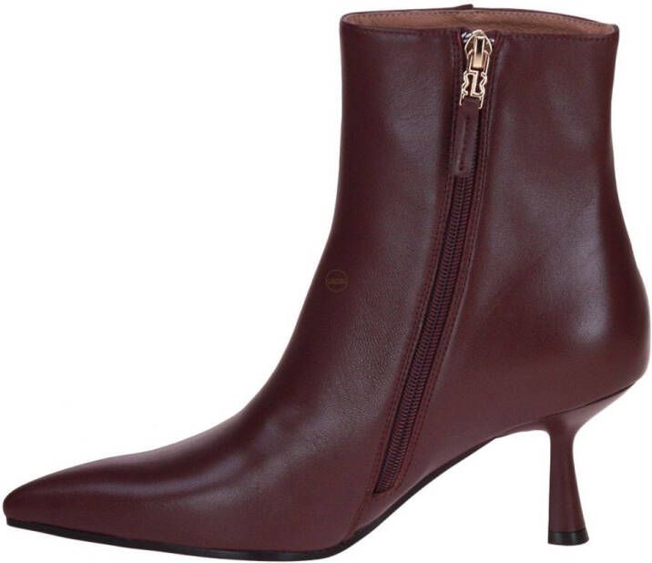 Bibi Lou Leren Stiletto Laarzen Bordeaux Kleur