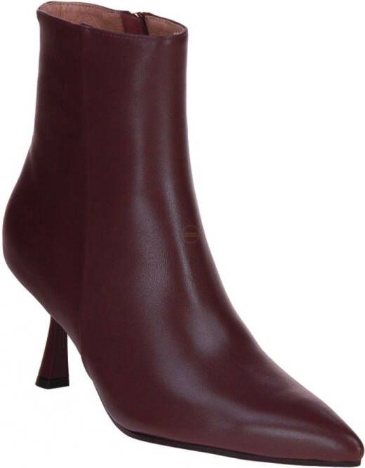 Bibi Lou Leren Stiletto Laarzen Bordeaux Kleur