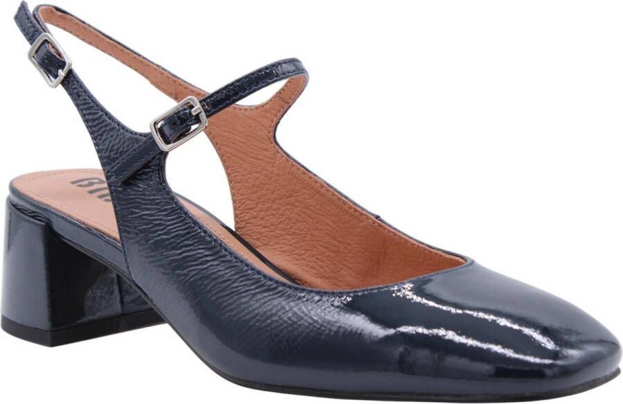 BiBi Lou Mary Jane Slingback Donkerblauw