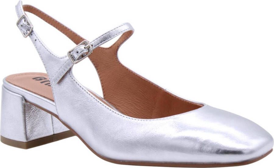 BiBi Lou Mary Jane Slingback Zilver