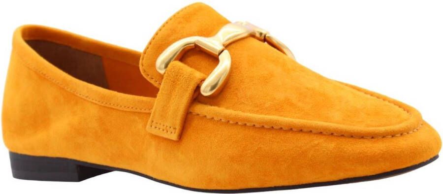 Bibi Lou Fluwelen Loafers Orange Dames - Foto 1