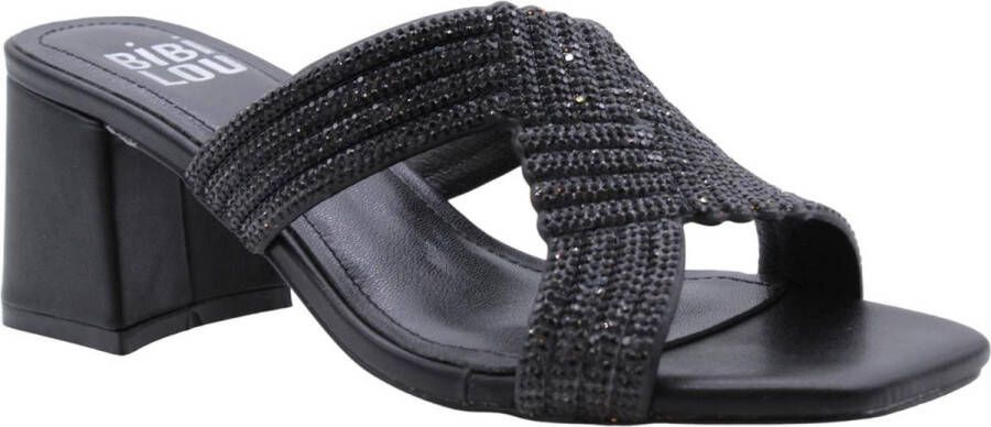 Bibi Lou Eco-vriendelijke Heeled Mules Black Dames