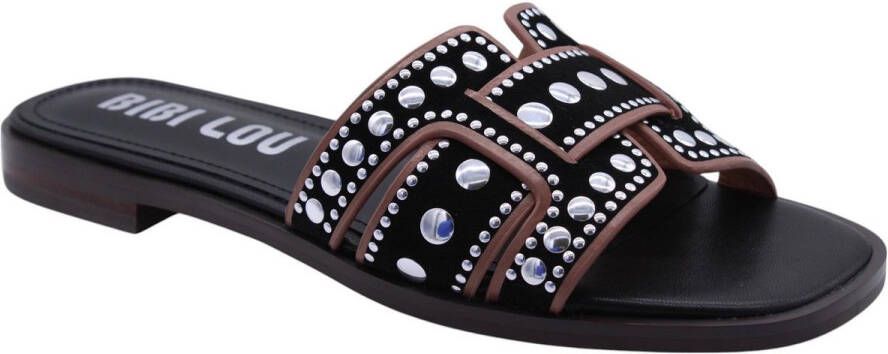 Bibi Lou Rood Hete Stijlvolle Muilezel Schoenen