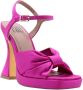 Bibi Lou Stijlvolle Rana Hoge Hak Sandalen Purple Dames - Thumbnail 8