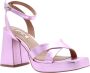 Bibi Lou Modieuze Hoge Hak Sandalen Roze Dames - Thumbnail 1