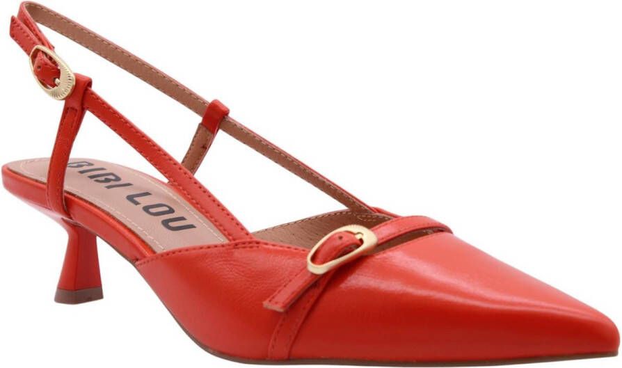 BiBi Lou Slingback Rood