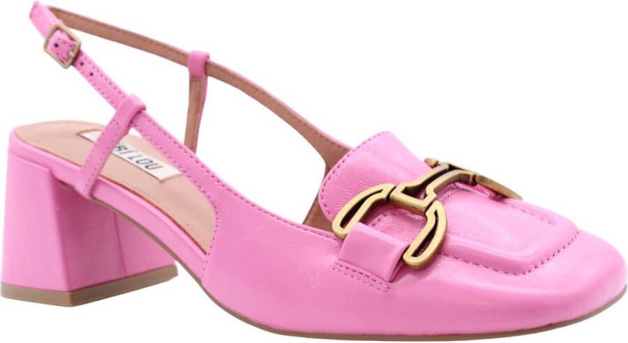 Bibi Lou Slingback Sandalen Managua Pink Dames