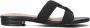 Bibi Lou Zwarte slippers met gevlochten patroon Black Dames - Thumbnail 2