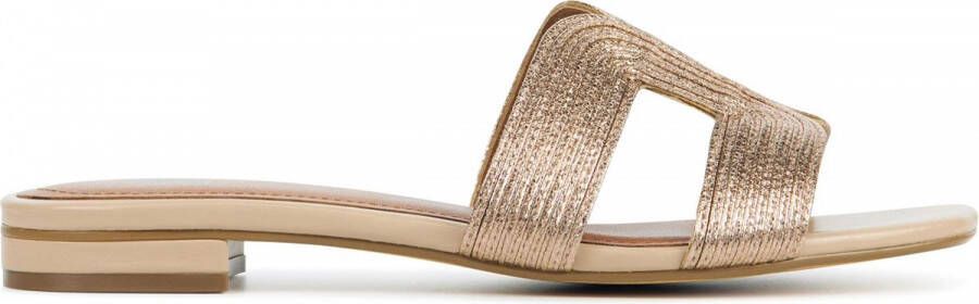 BiBi Lou Slippers Slides Dames 839Z70HG Rose goud - Schoenen.nl