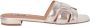 BIBI LOU Slippers Dames 760z10vk Maat: 40 Materiaal: Leer Kleur: Zilver - Thumbnail 2
