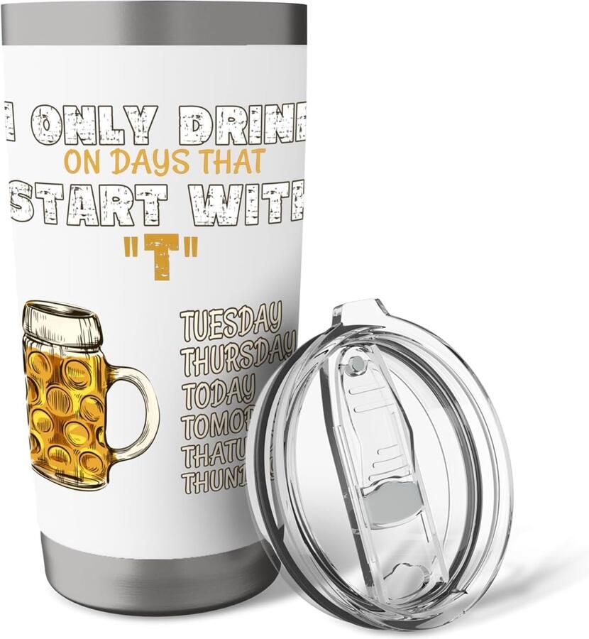 Bierglas met dubbele wand voor thermisch isolatie