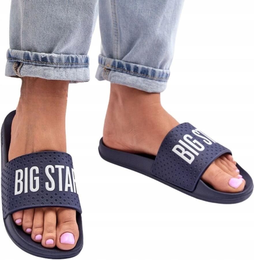 Big Star Dames Klompen Blauw Strand Zwembad Huis