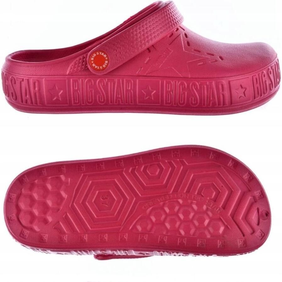 Big Star Dames Klompen Roze Comfort & Stijl voor Zwembad & Strand
