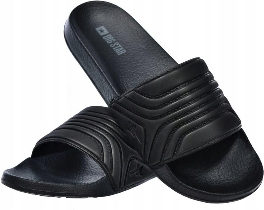 Big Star Dames Klompen Rubber Comfortabel Sportief Zwart