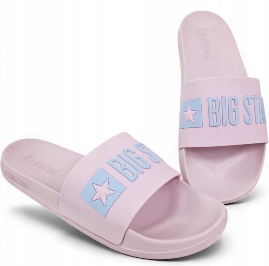Big Star Dames Klompen SS274709 Schuim Roze Blauw