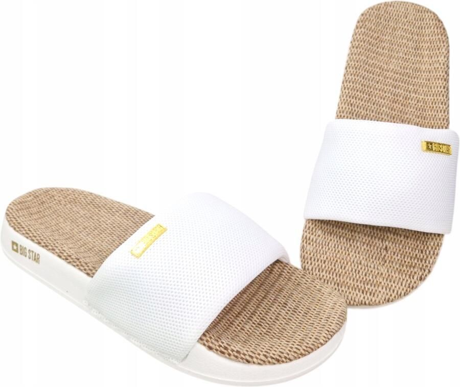 Big Star Dames Klompen Wit Beige 36 Comfort & Stijl