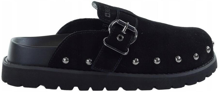 Big Star Dames Klompjes Leer Zwart TT27951