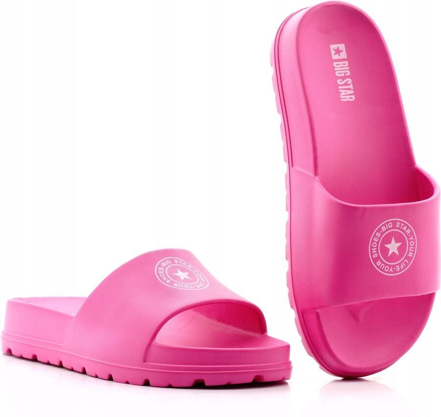 Big Star Dames Klompjes Roze Schuim Lichtgewicht Zwembad Schoenen