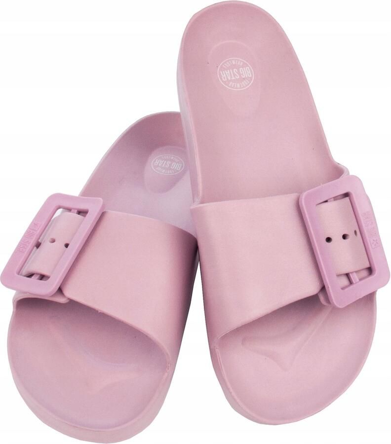 Big Star Dames Klompjes Roze Strand & Zwembad