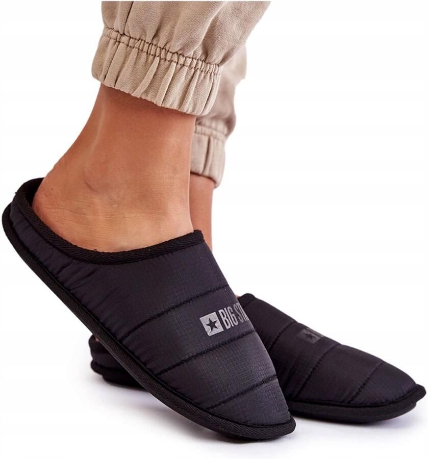 Big Star Dames Pantoffels KK274602 Zwart Comfort & Stijl