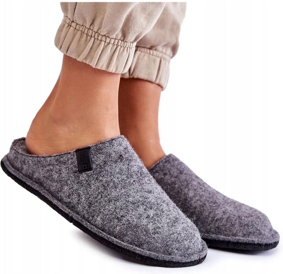 Big Star Dames Pantoffels KK276014 Grijs