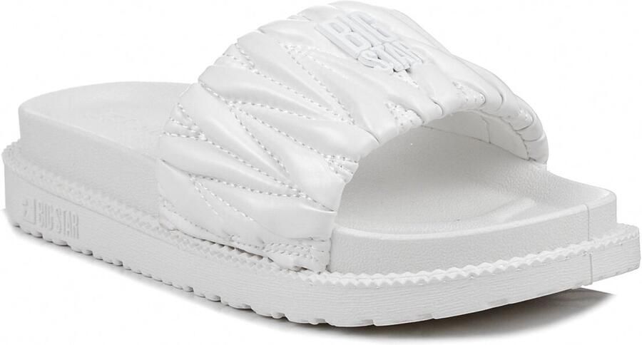 Big Star Dames Platform Slippers Wit NN274A744