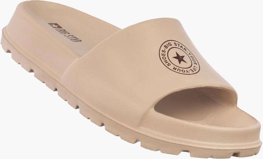 Big Star Dames Slippers Beige UU274074 Licht & Comfortabel