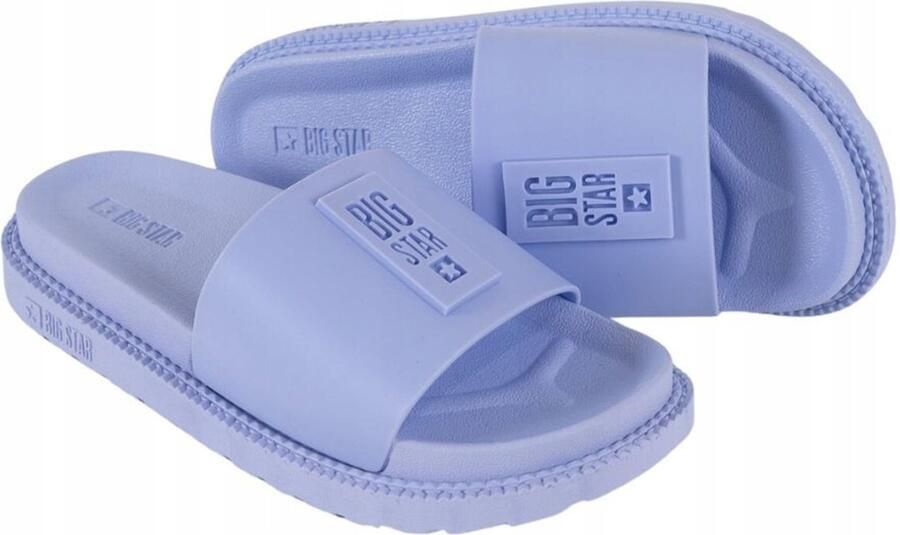Big Star Dames Slippers Blauw Comfortabel & Sneldrogend