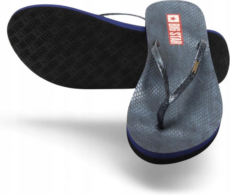 Big Star Dames Slippers Blauw Elegante Zomerschoenen