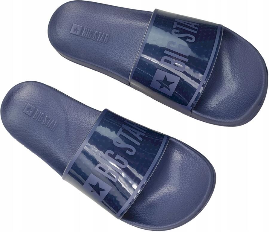 Big Star Dames Slippers Blauw Sportief Schuim JJ274640