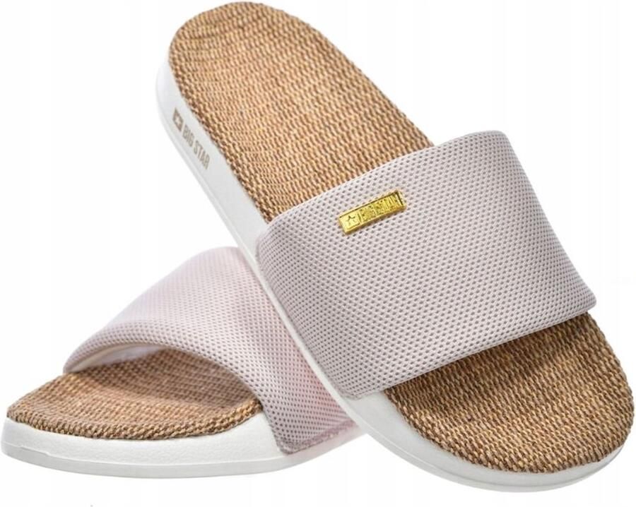 Big Star Dames Slippers Comfortabel & Sportief Roze