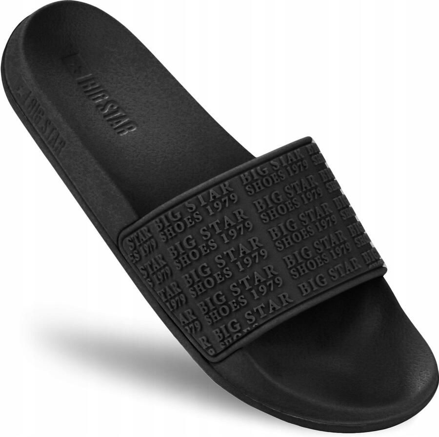 Big Star Dames Slippers LL274A147 Zwart