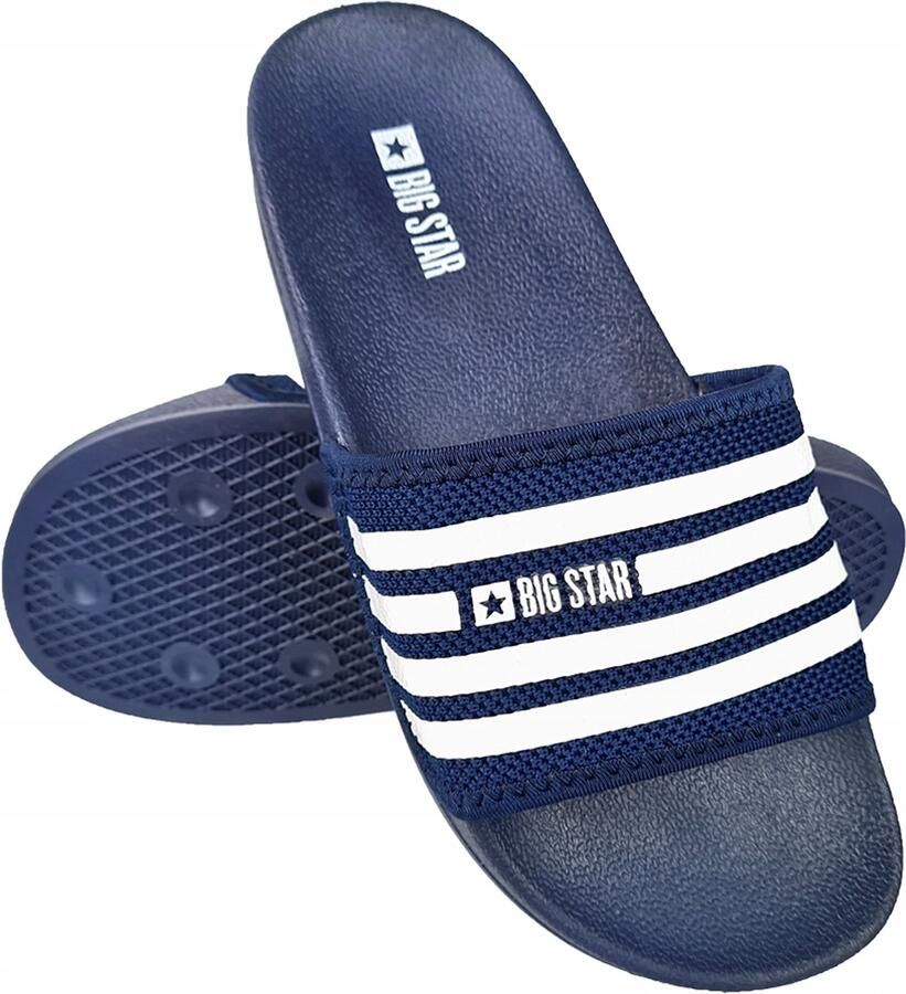 Big Star Dames Slippers Marineblauw Sportief Comfortabel