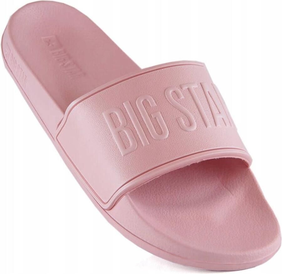 Big Star Dames Slippers Roze Strand Zwembad Huis
