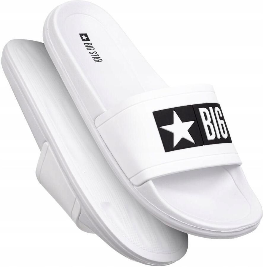 Big Star Dames Slippers Wit Strand Zwembad Huis