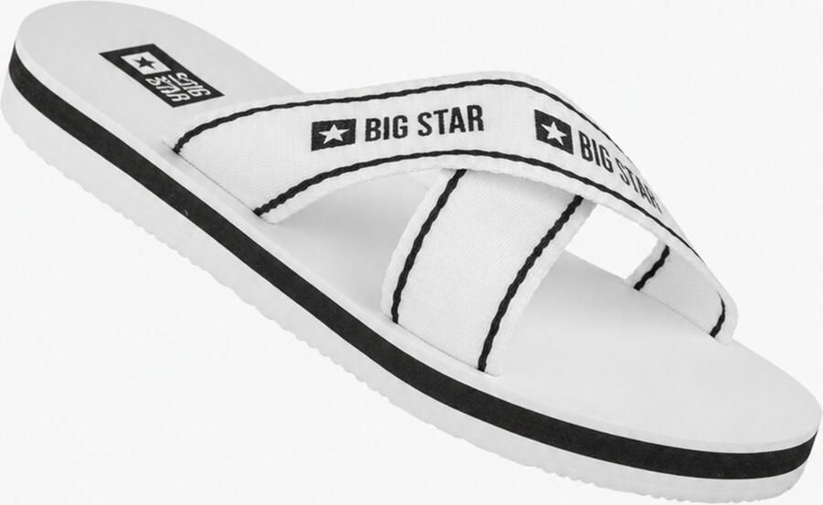 Big Star Dames Slippers Wit Zomer Sportief Lichtgewicht
