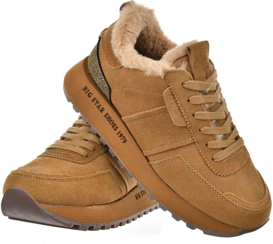 Big Star Dames sneakers OO274578 Leer Comfortabel