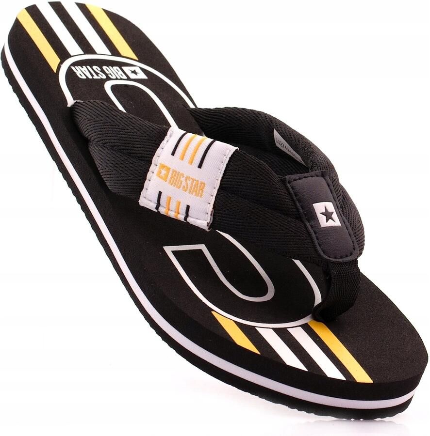 Big Star Dames Teenslippers Zwart Schuim
