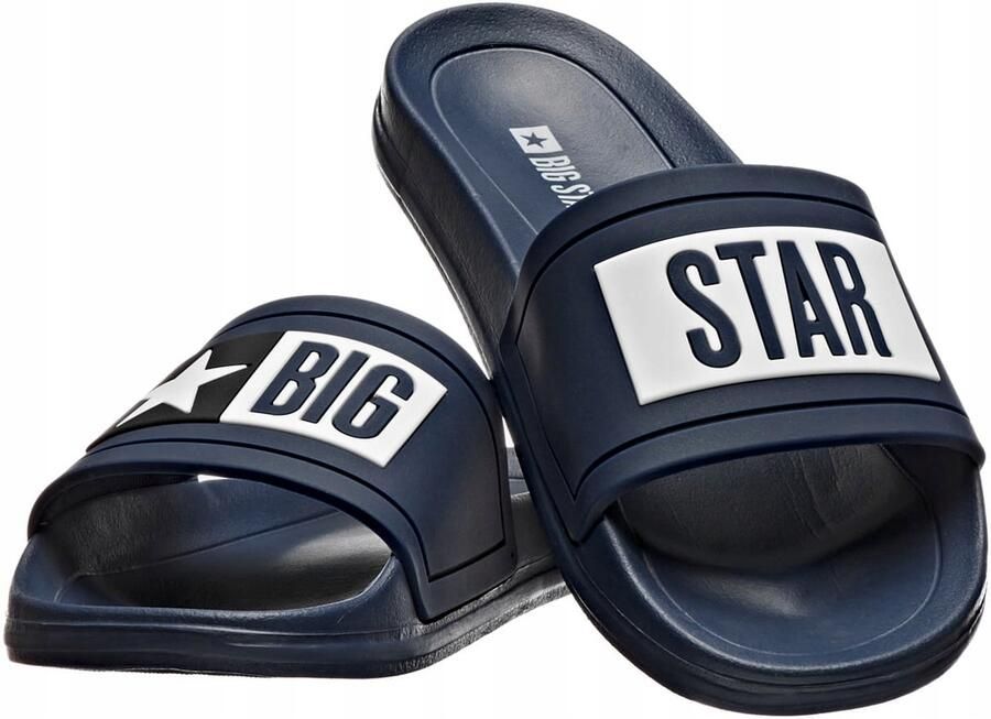 Big Star Dames Slippers DD274A265 Navy Blauw
