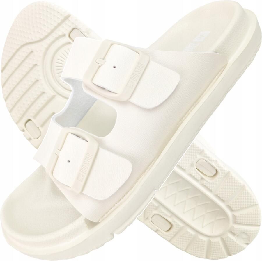 Big Star Damesklompen Licht Beige Sportief Elegant