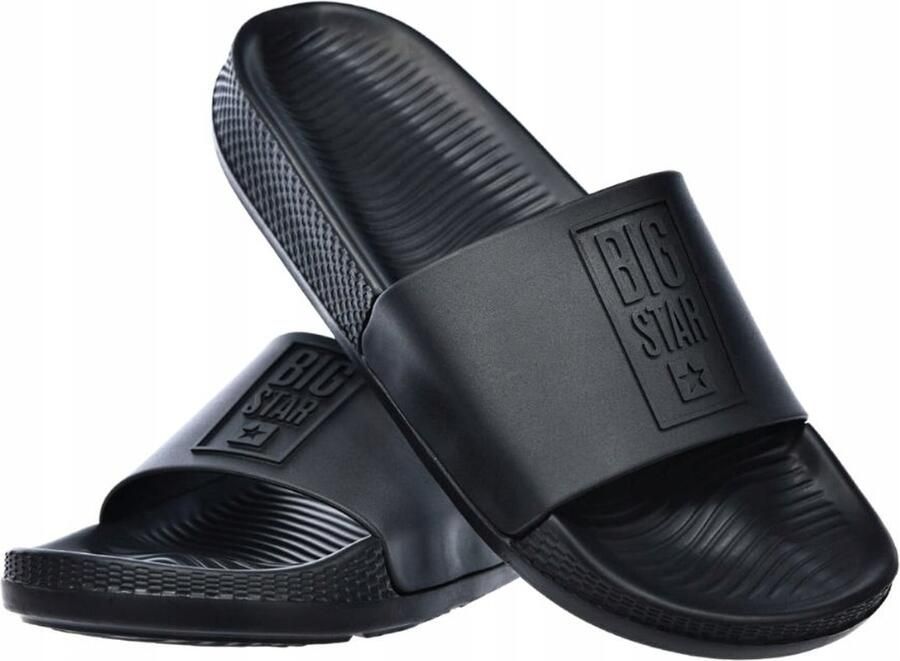 Big Star Heren Slippers Comfortabele Rubberen Dagelijkse Badstof Badslippers