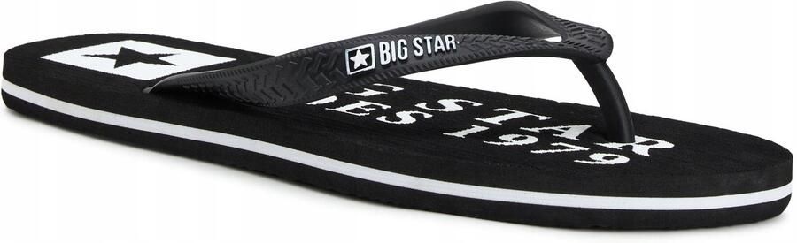 Big Star Heren Slippers LL174444 Zwart