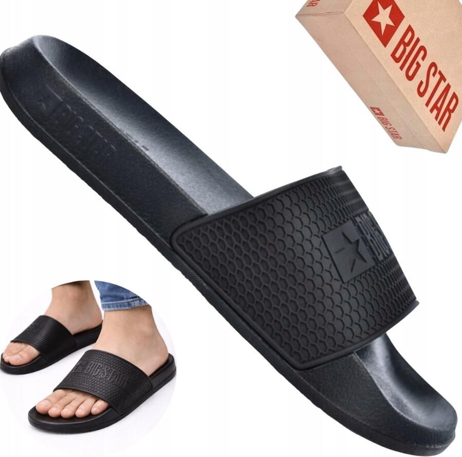Big Star Heren Slippers SS174356 Rubber Zwembad Strand Zomer