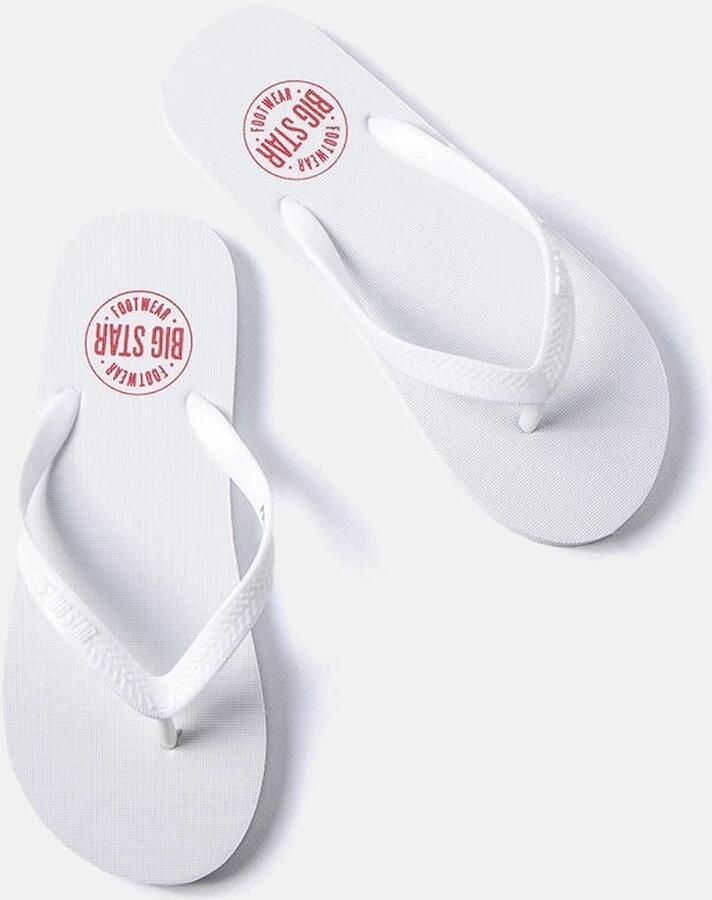 Big Star Heren Slippers Wit FF174613
