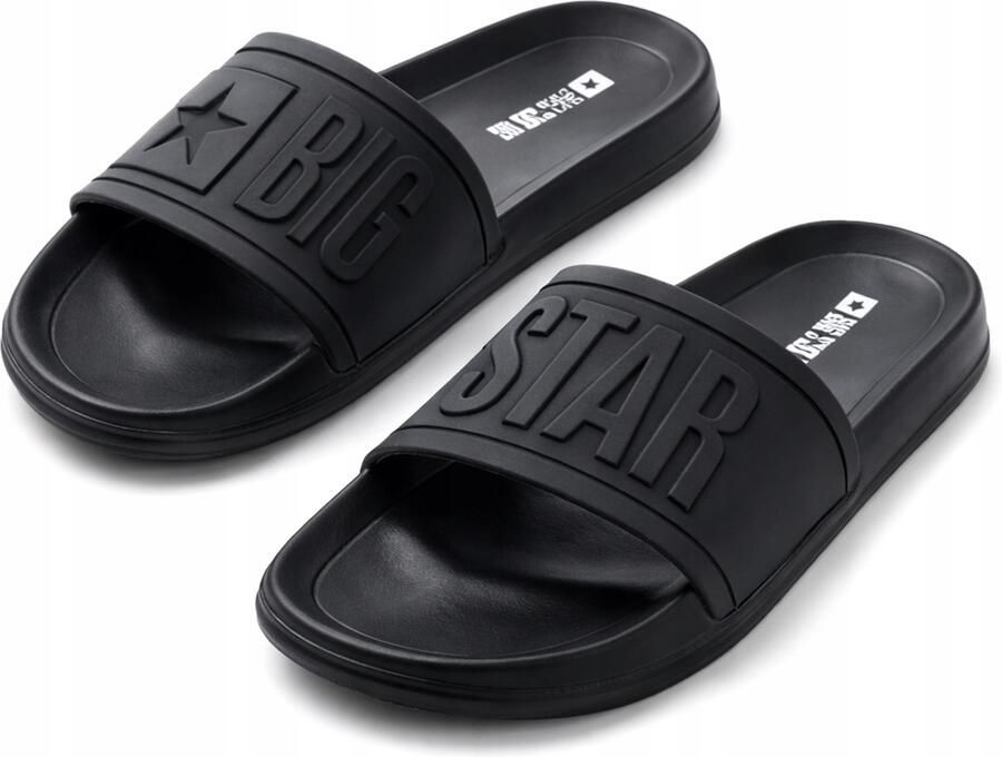 Big Star Heren Slippers Zwart Comfort & Stijl