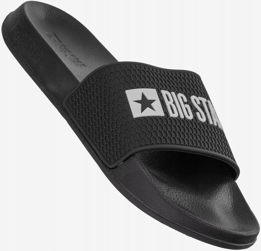 Big Star Heren Slippers Zwart JJ174505 Sportief & Comfortabel
