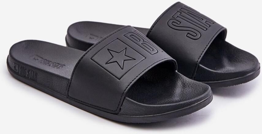Big Star Heren Slippers Zwart Licht & Comfortabel