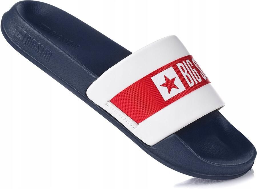 Big Star Heren Sport Slippers Blauw